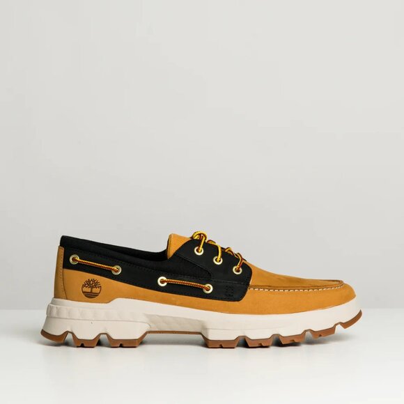 Timberland Authentic Boat Shoe Mens 12 NUBUCK OXFORD WHEAT BLACK NEW TB0A2AK5231 - Picture 9 of 10